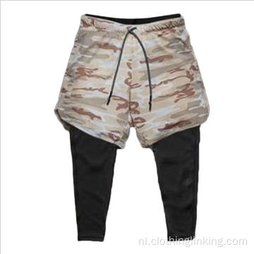 Hardloopshorts met compressie binnenbroek